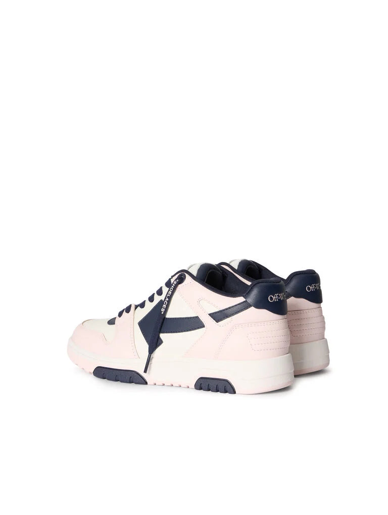 Off-White Out Of Office Sneakers in Pink and Dark Purple