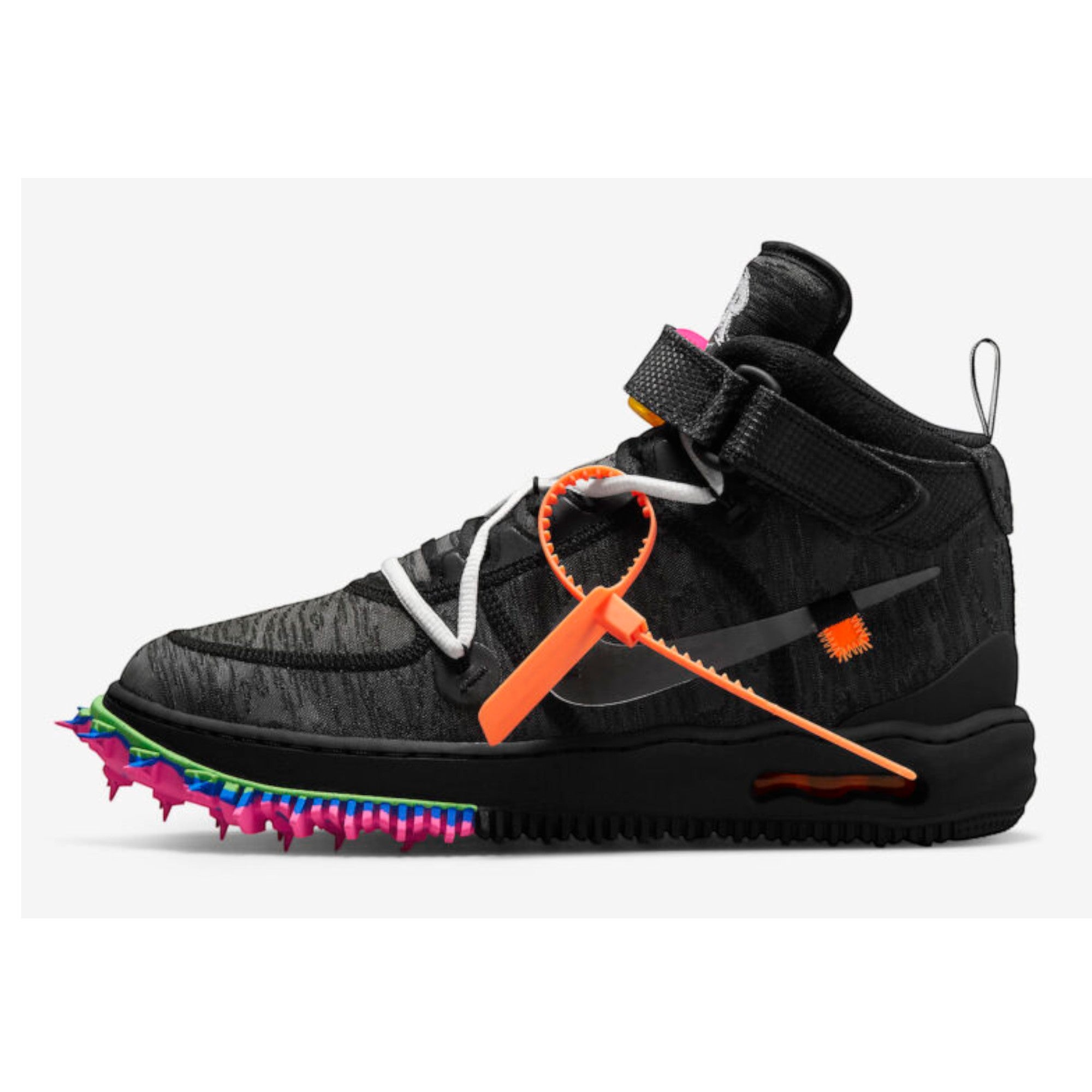 Air Force 1 Mid Off-White Black Collaboration