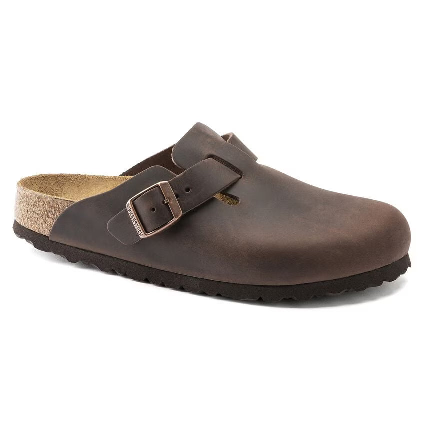 Birkenstock Boston Soft Footbed in Habana Oiled Leather
