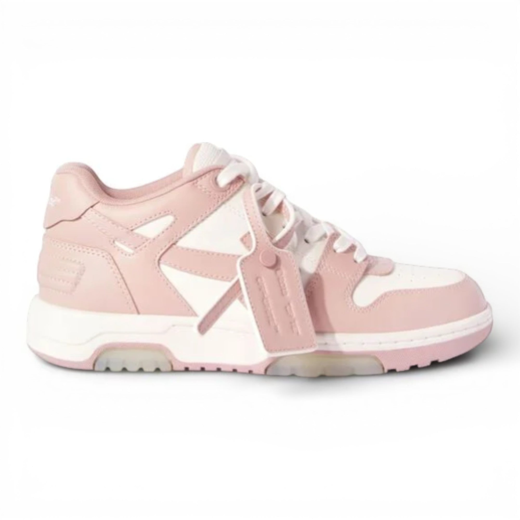 Off-White Out Of Office Calf Leather Sneakers in Pink