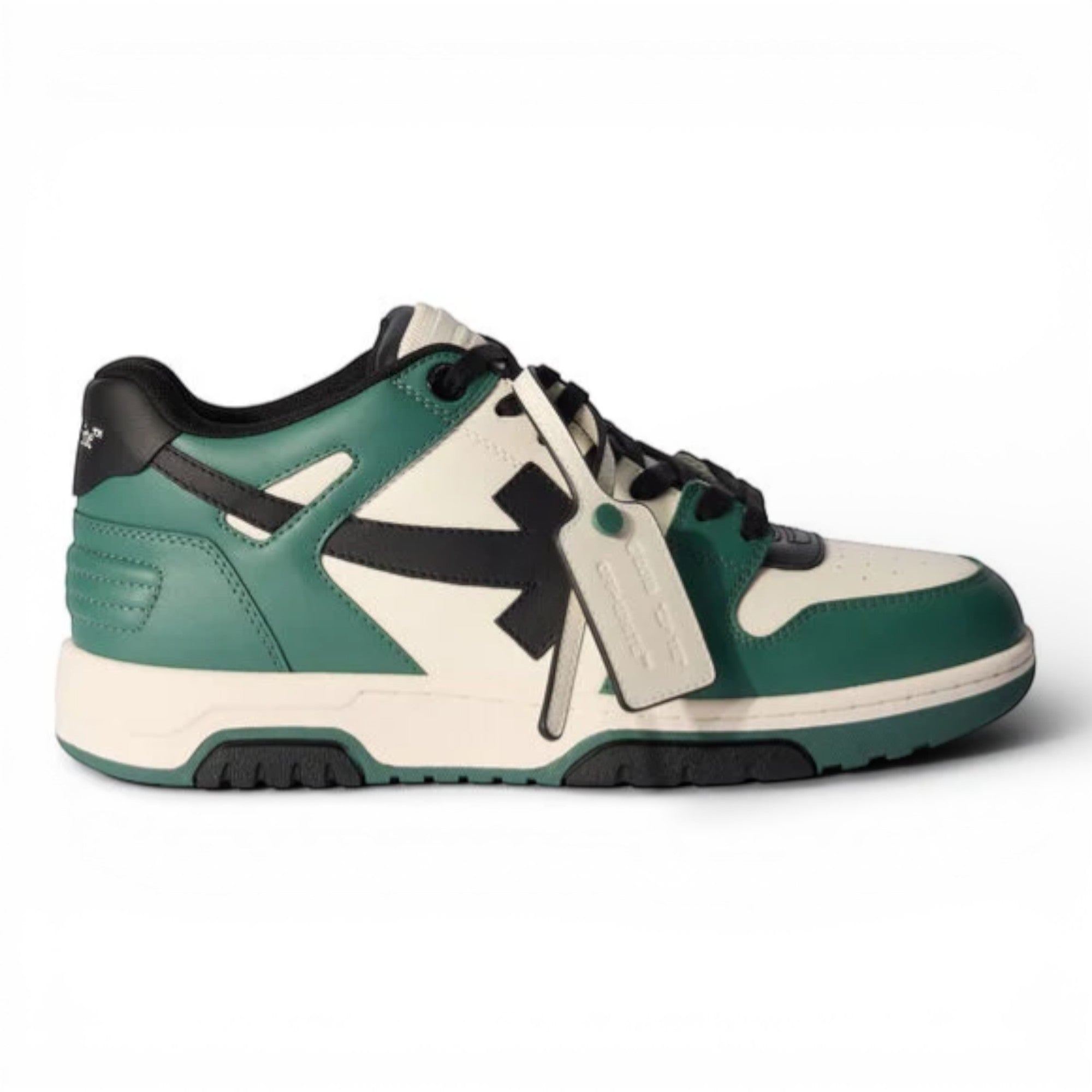 Off-White Out Of Office Sneakers in Green and Black