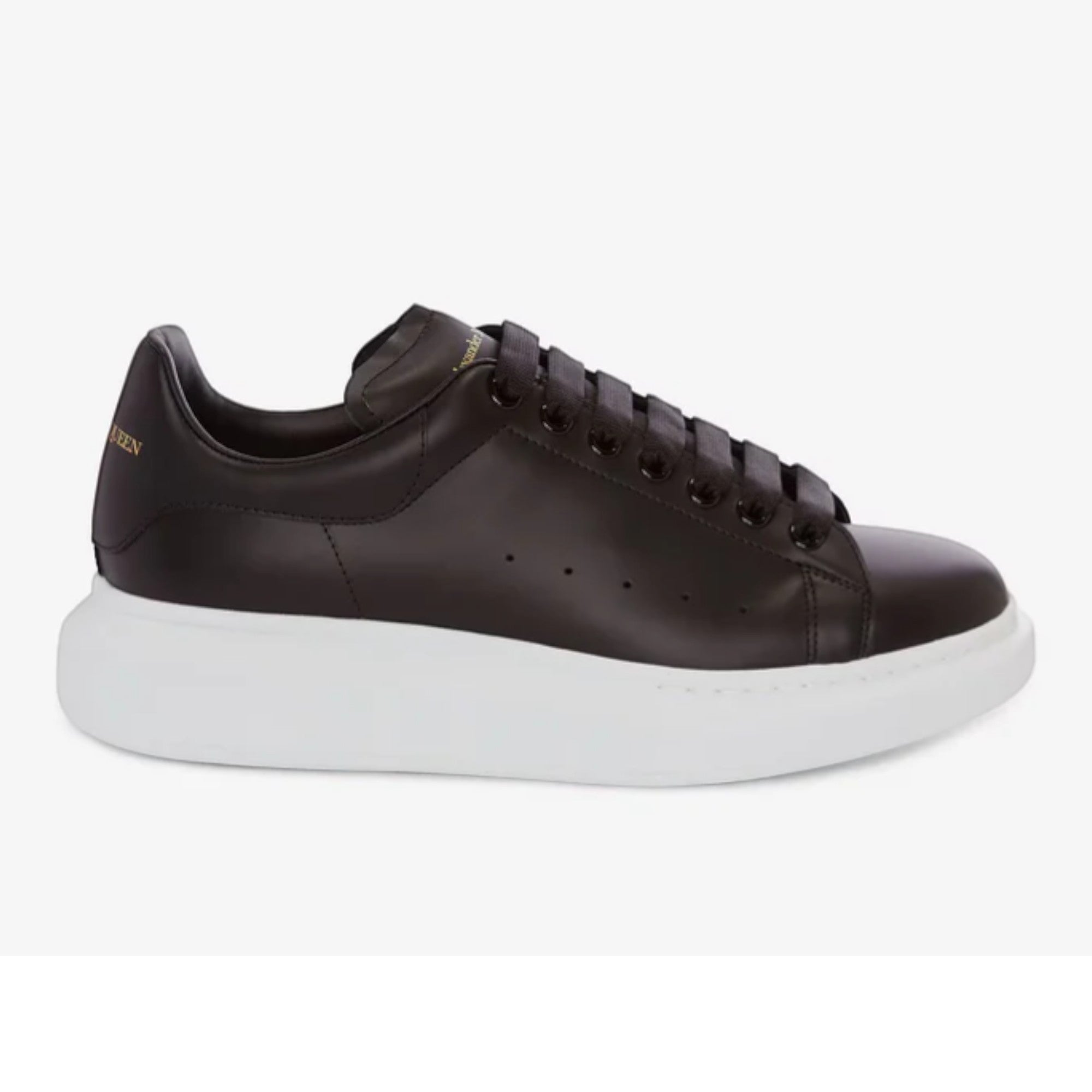 Alexander McQueen Oversized Sneaker in Black White Sole