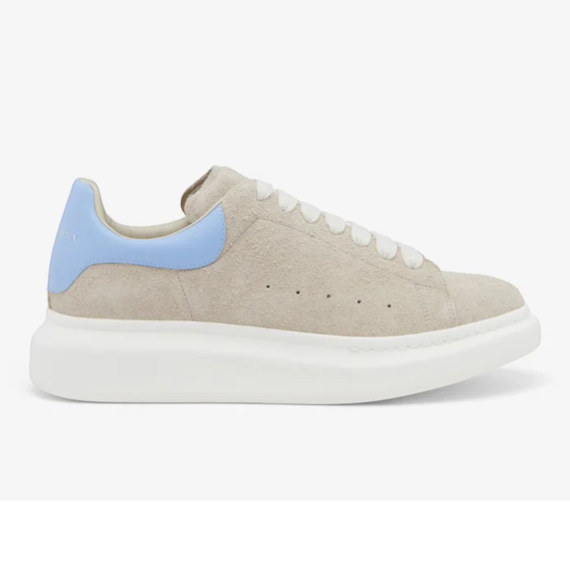 Alexander McQueen Oversized Sneaker in Natural Blue