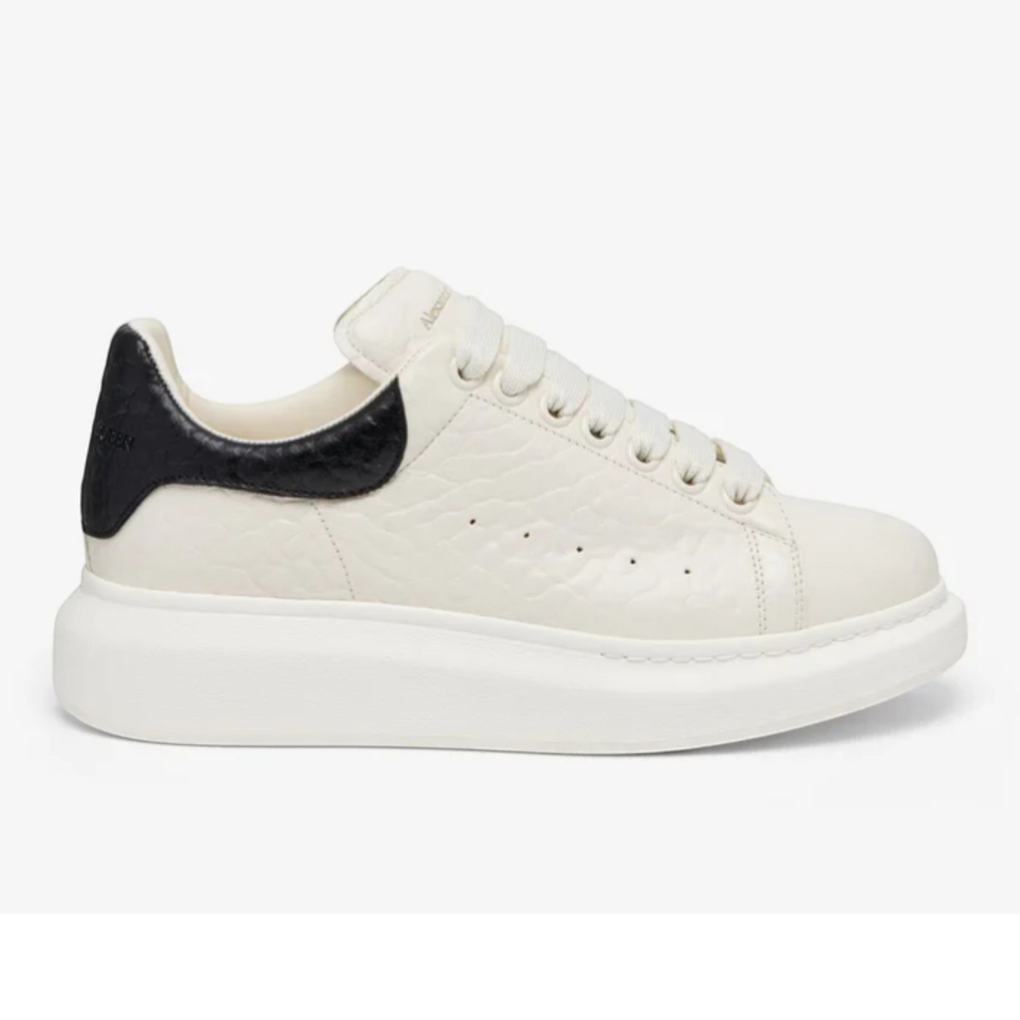 Alexander McQueen Oversized Sneaker in Off White & Black