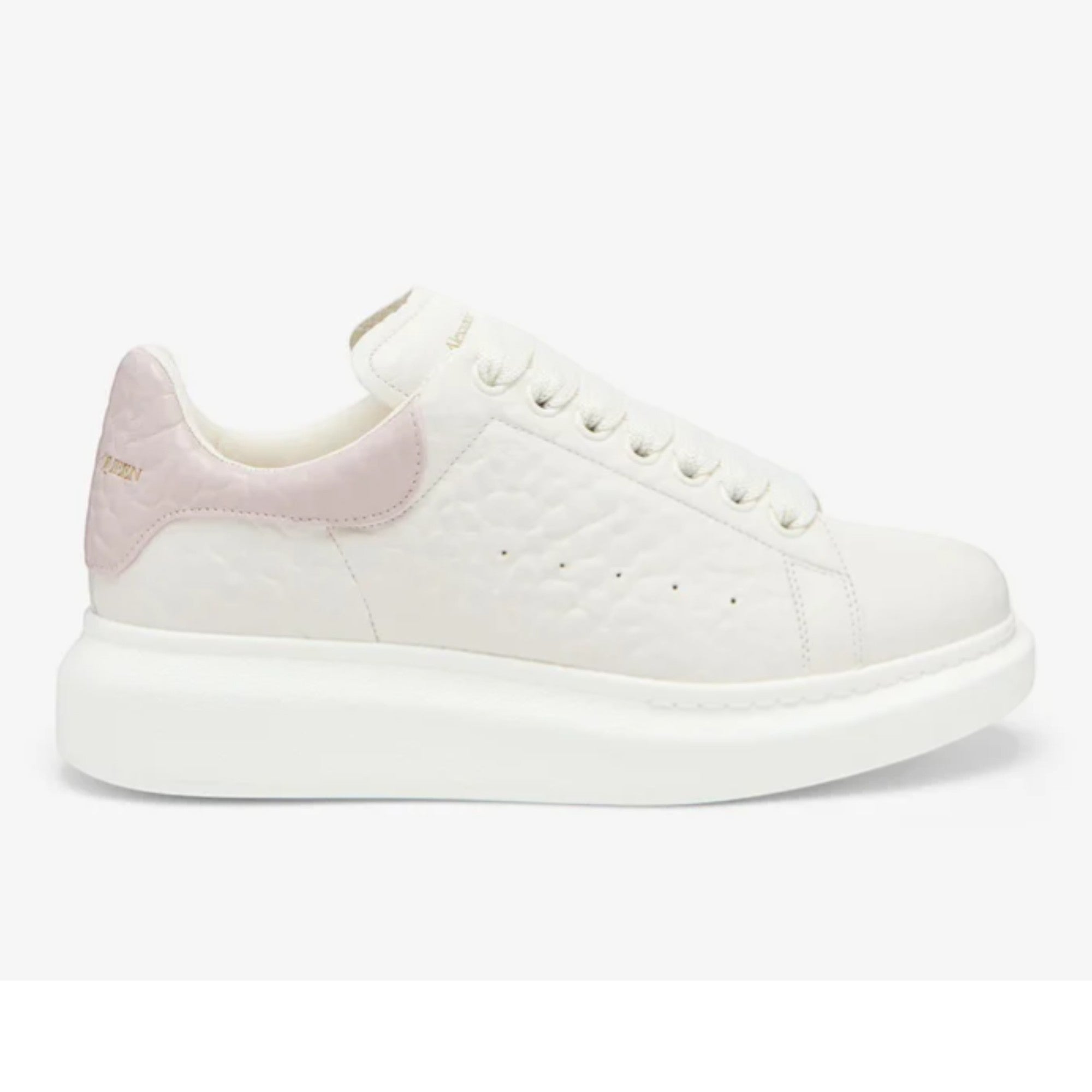 Alexander McQueen Oversized Sneaker in Off White Pink