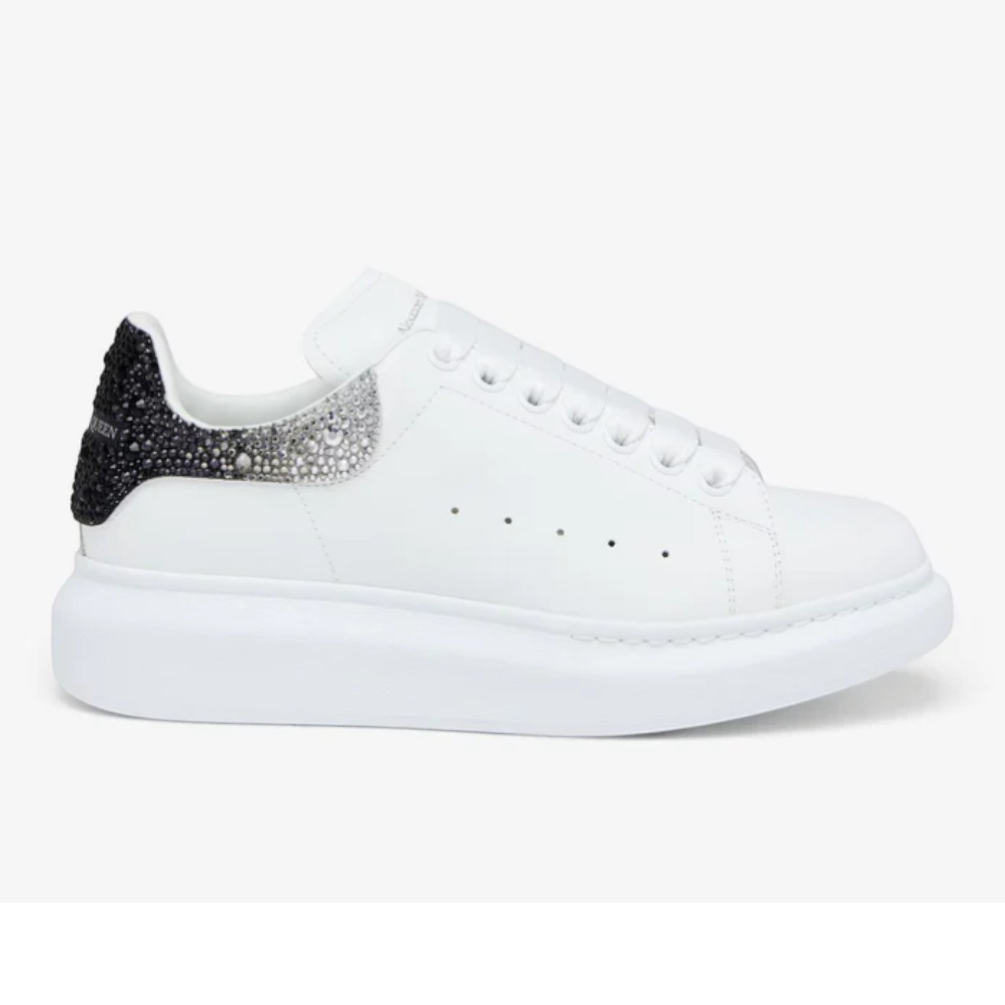 Alexander McQueen Oversized Sneaker in White Grey