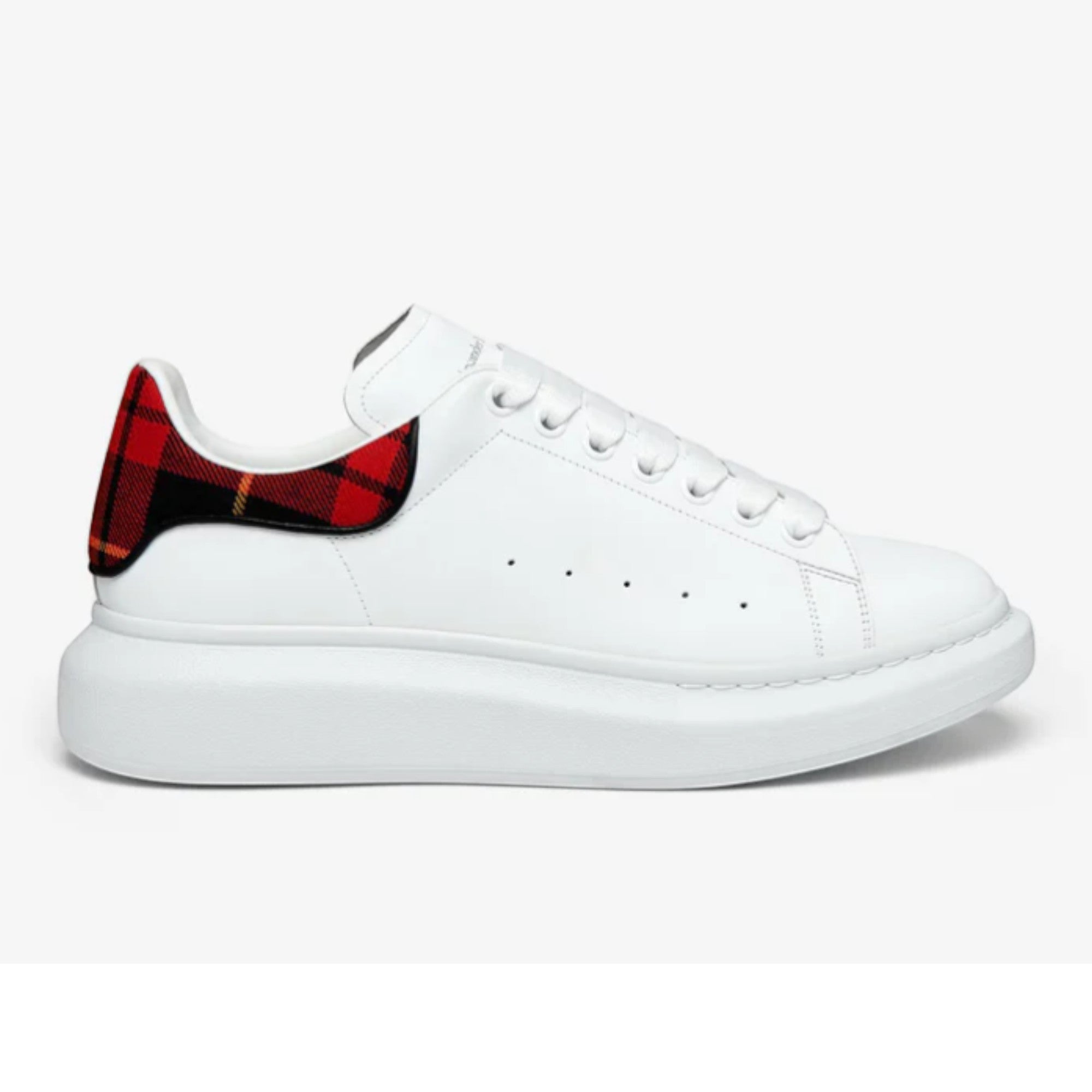 Alexander McQueen Oversized Sneaker in White & Red
