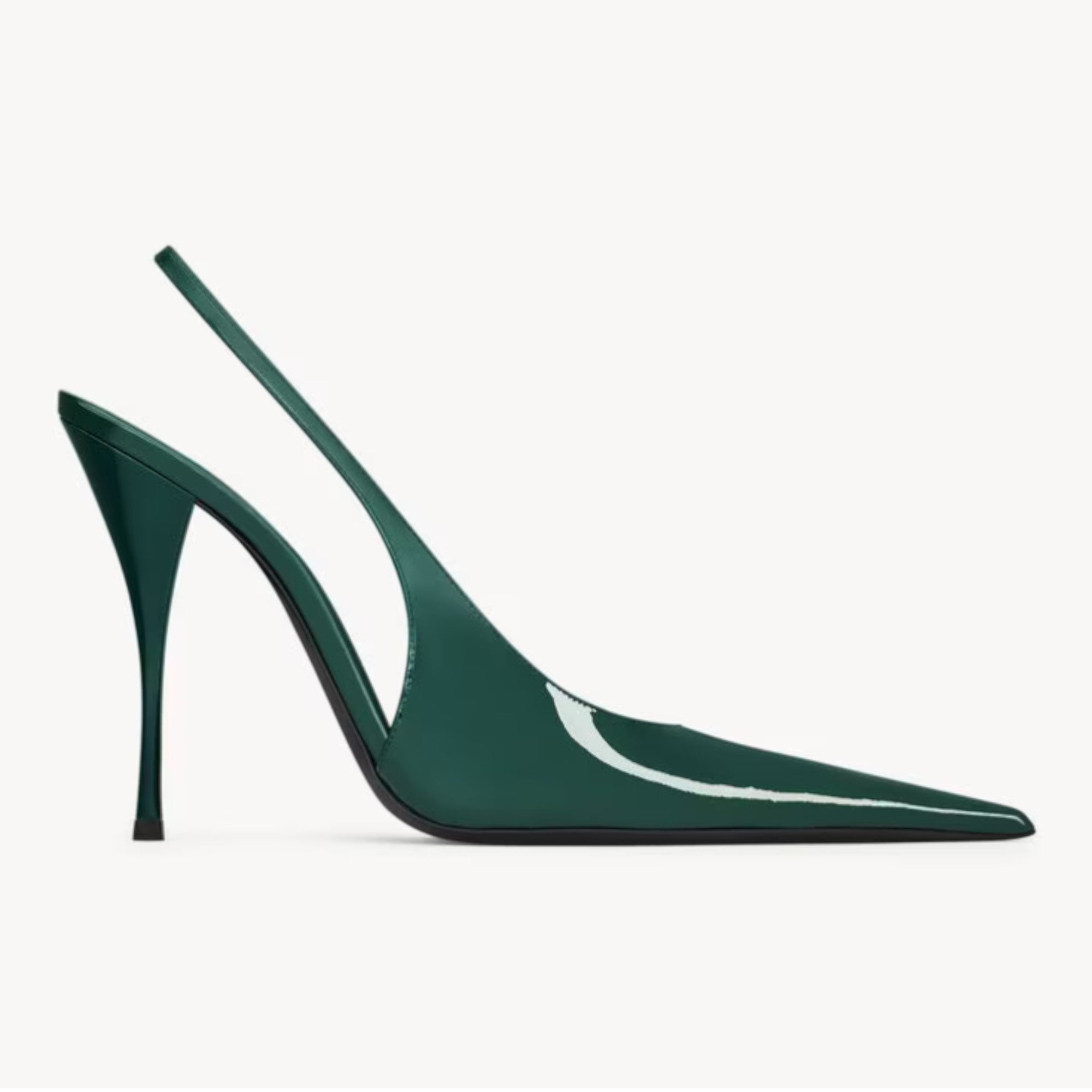 P.A.R.I.S. Slingback Pumps Forest Green
