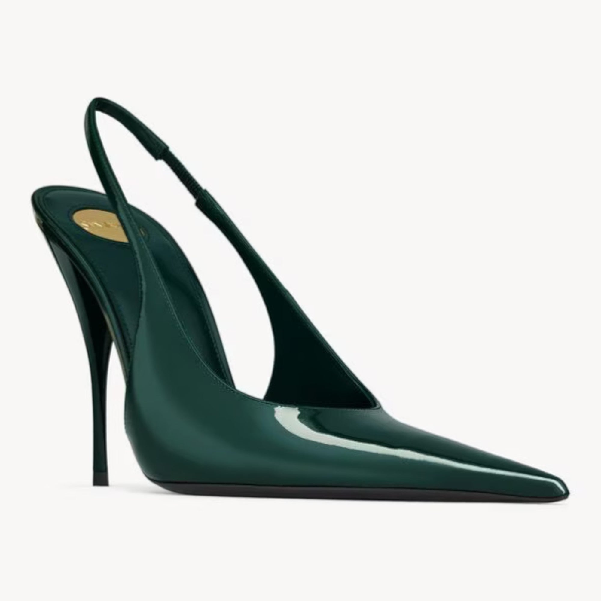 P.A.R.I.S. Slingback Pumps Forest Green