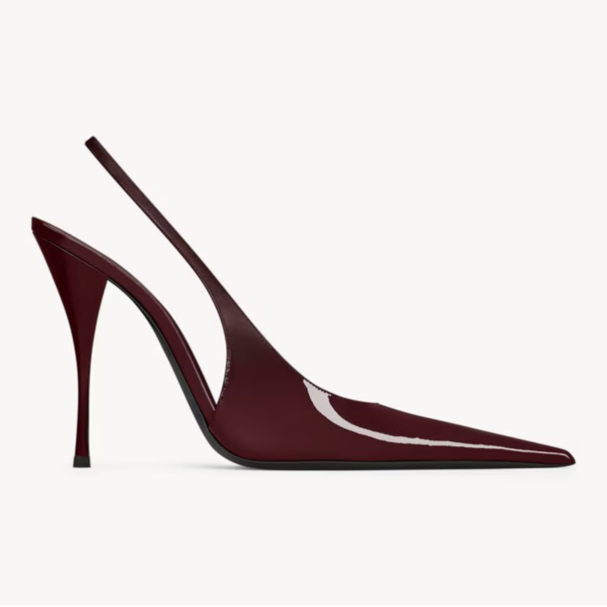 P.A.R.I.S. Slingback Pumps Marron Glace