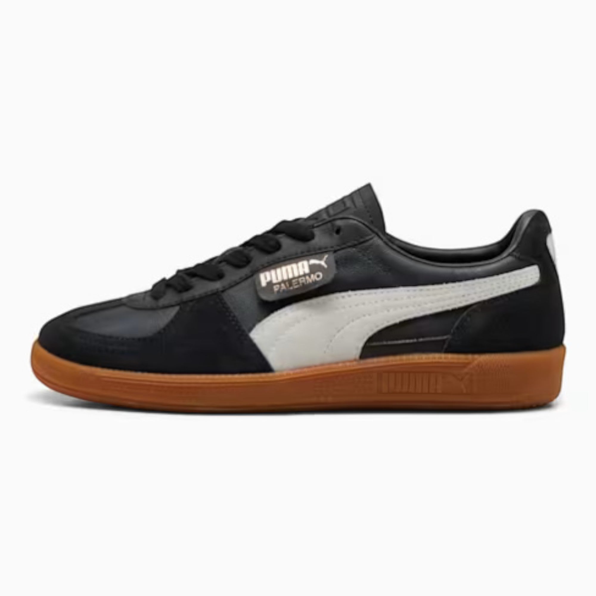 Palermo Leather Sneakers Black / Feather Gray / Gum
