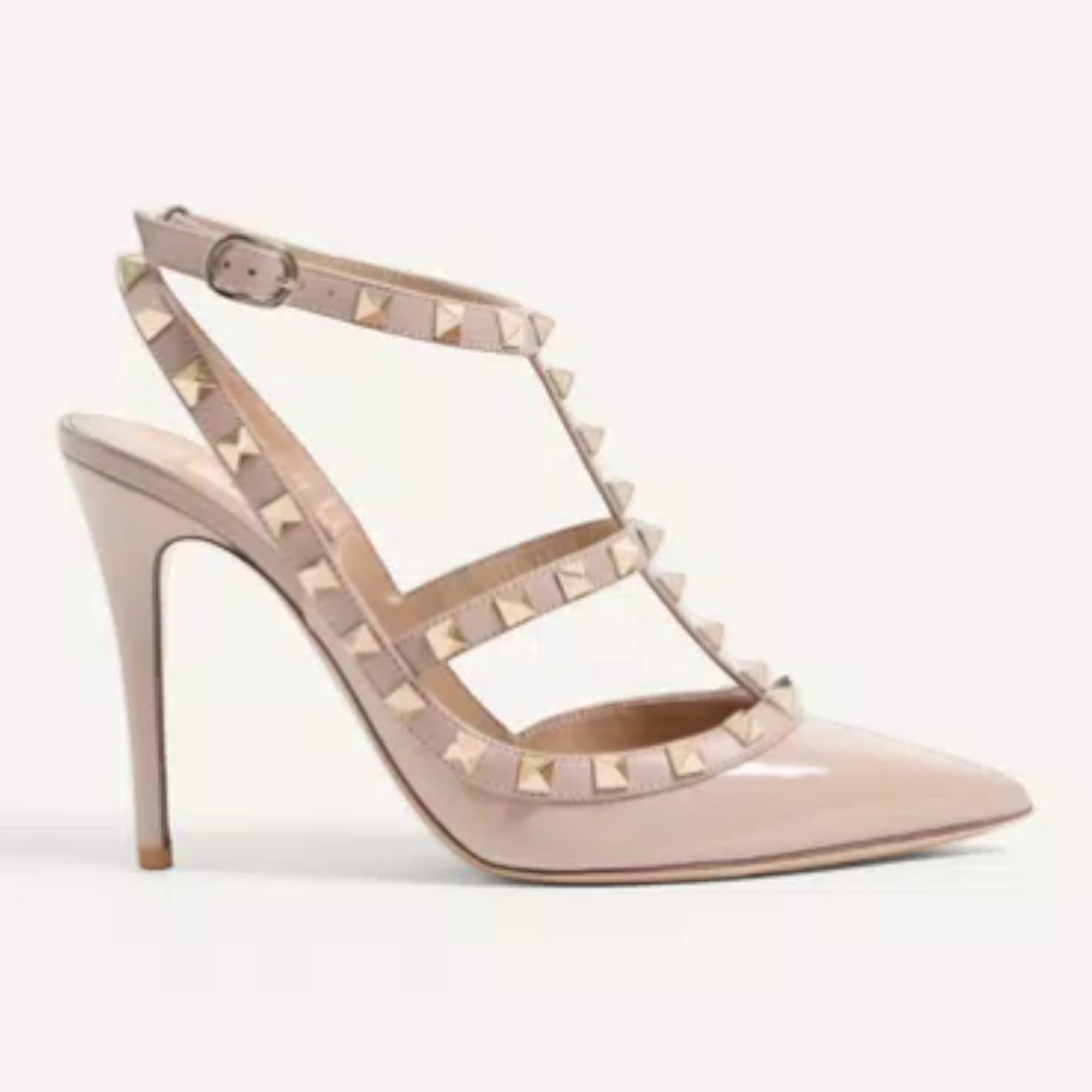 Rockstud Caged Pumps Poudre