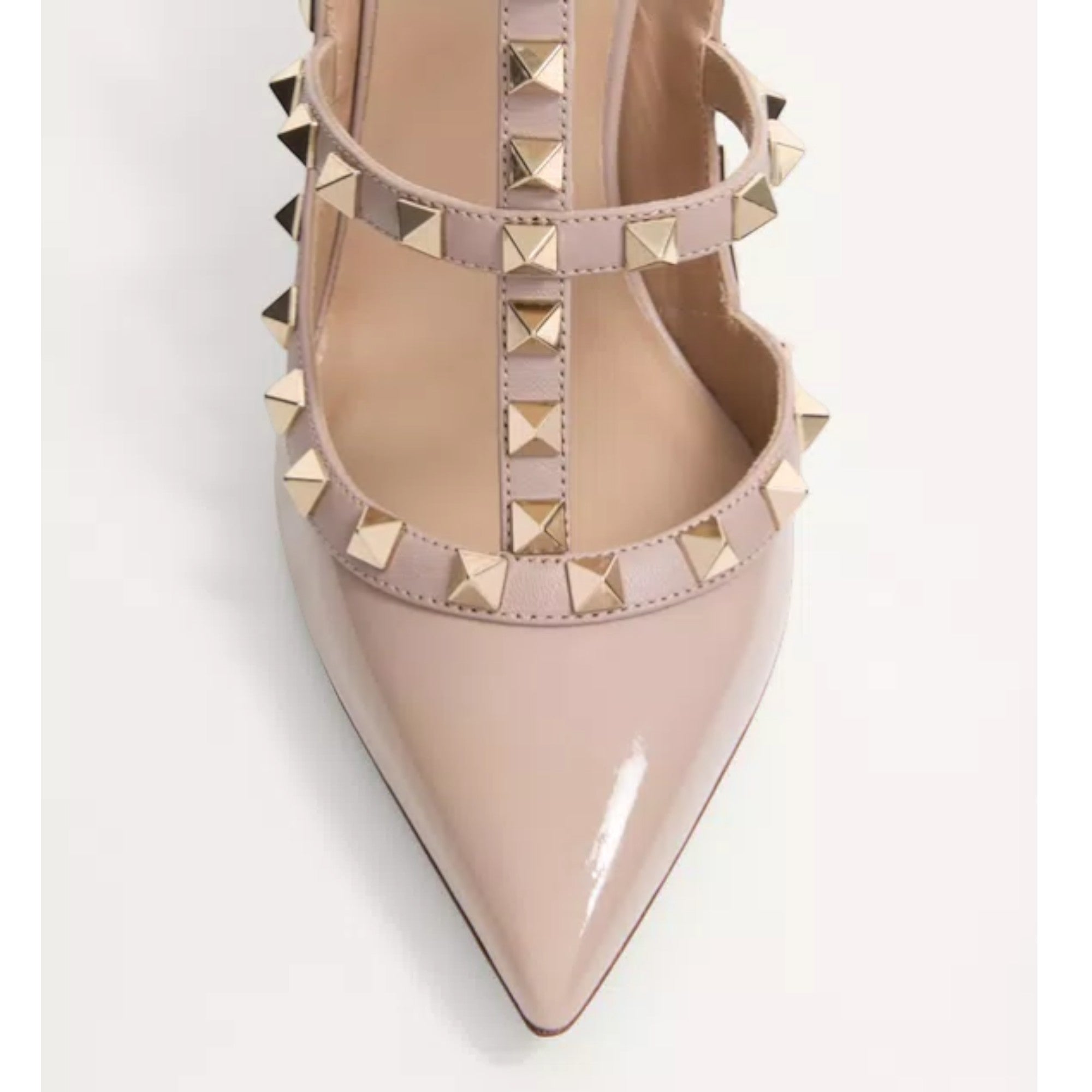 Rockstud Caged Pumps Poudre