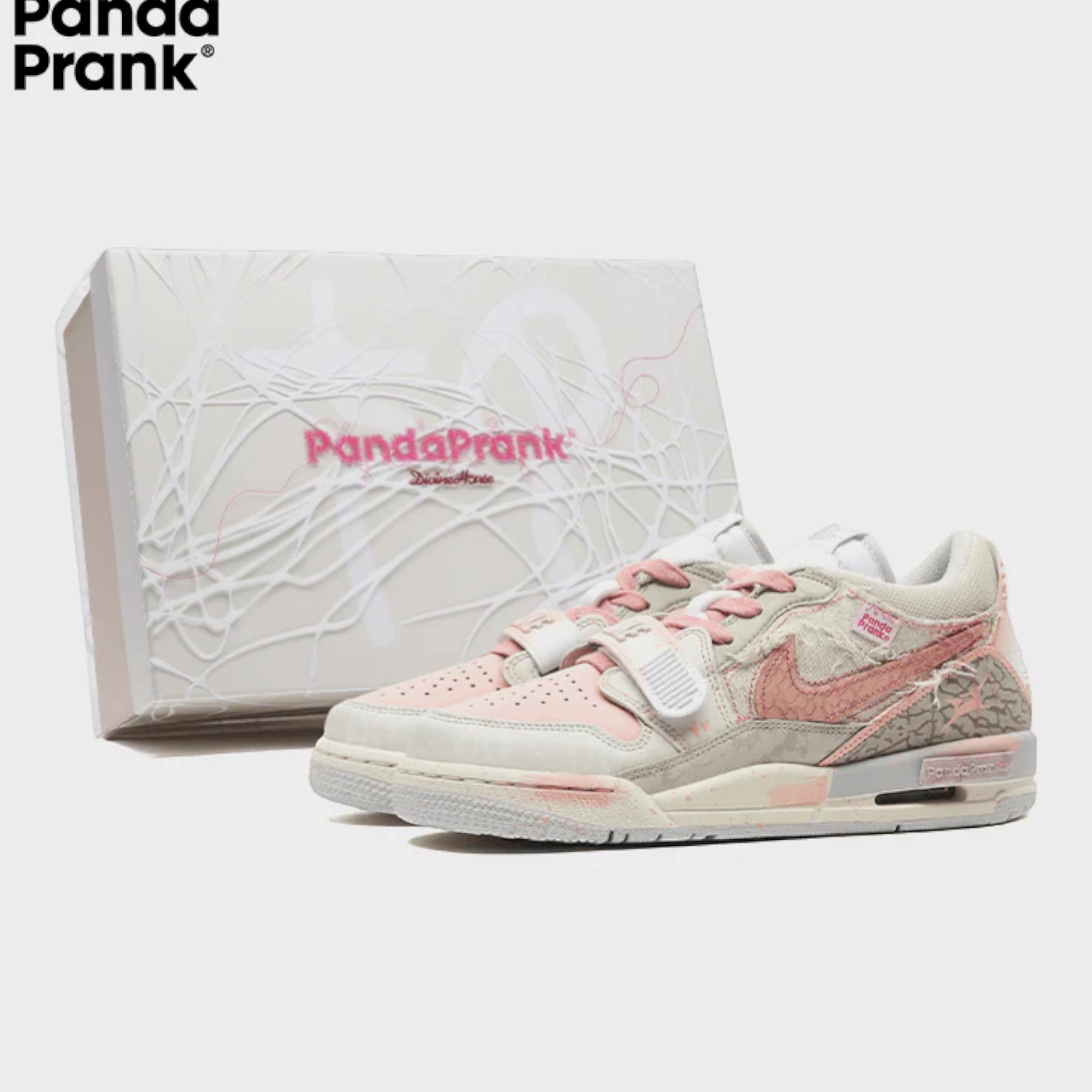 Jordan Legacy 312 Pink Line Custom