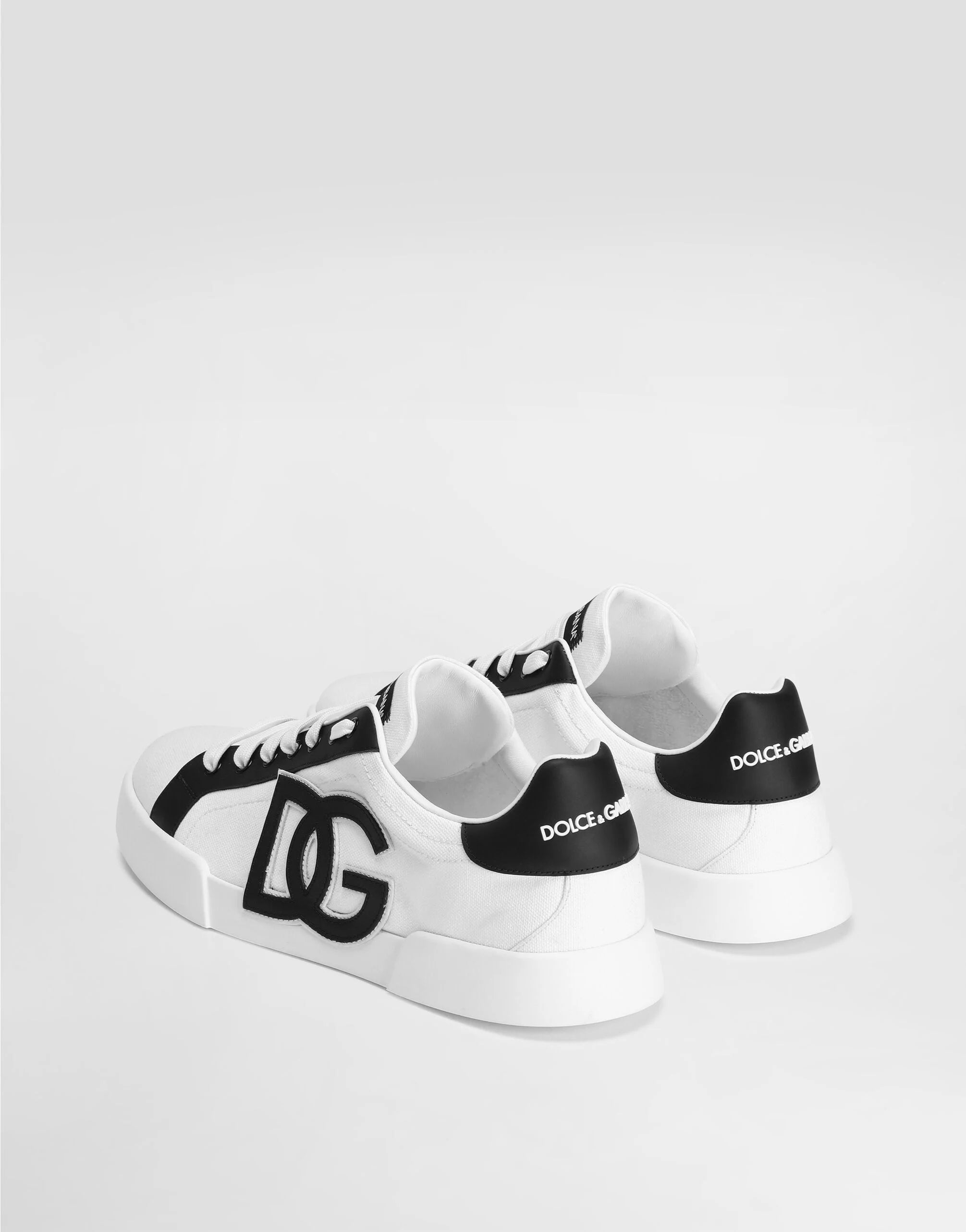 Portofino Light Strobel Sneakers in Canvas and Calfskin