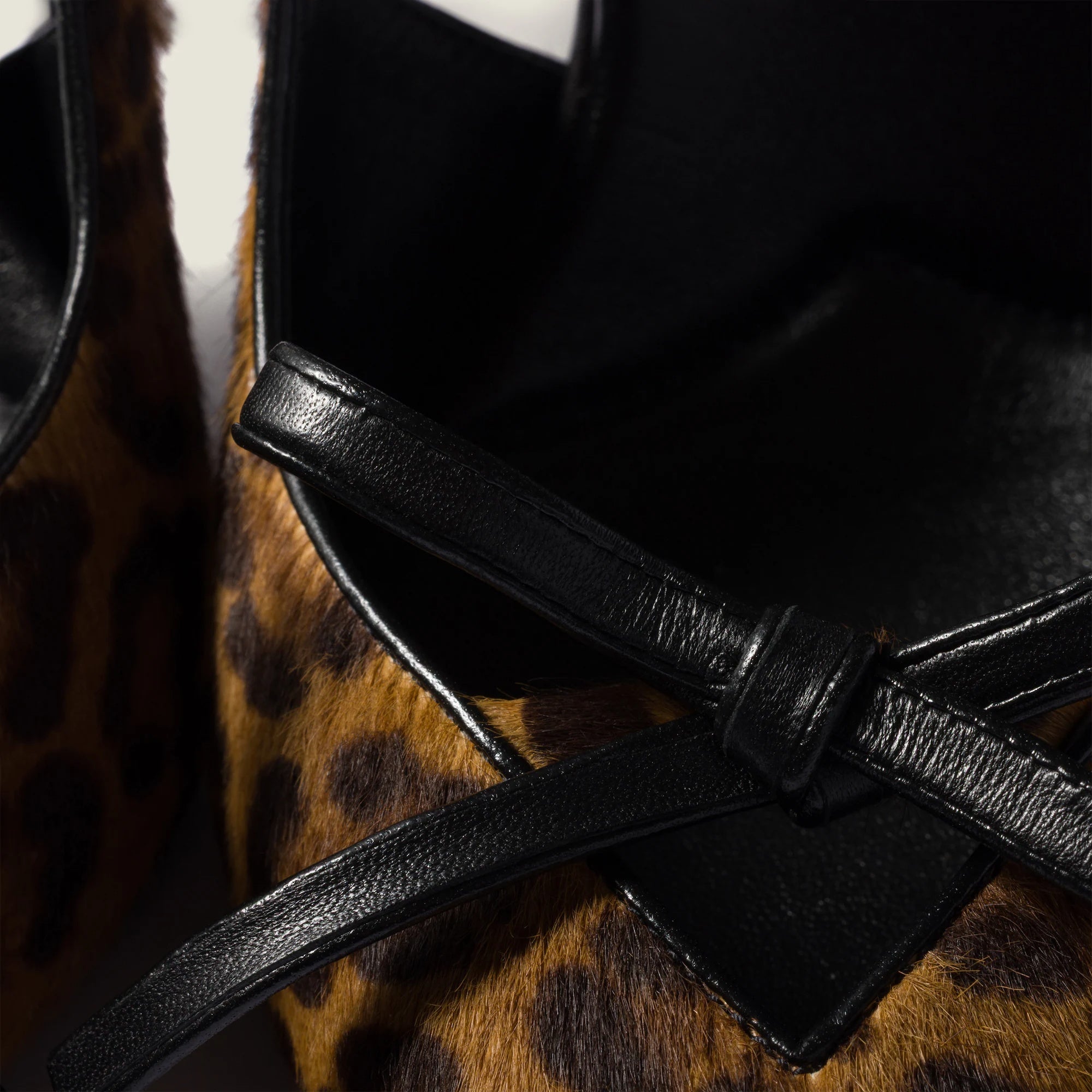 Printed Leather Slingback Pumps 105 mm Honey