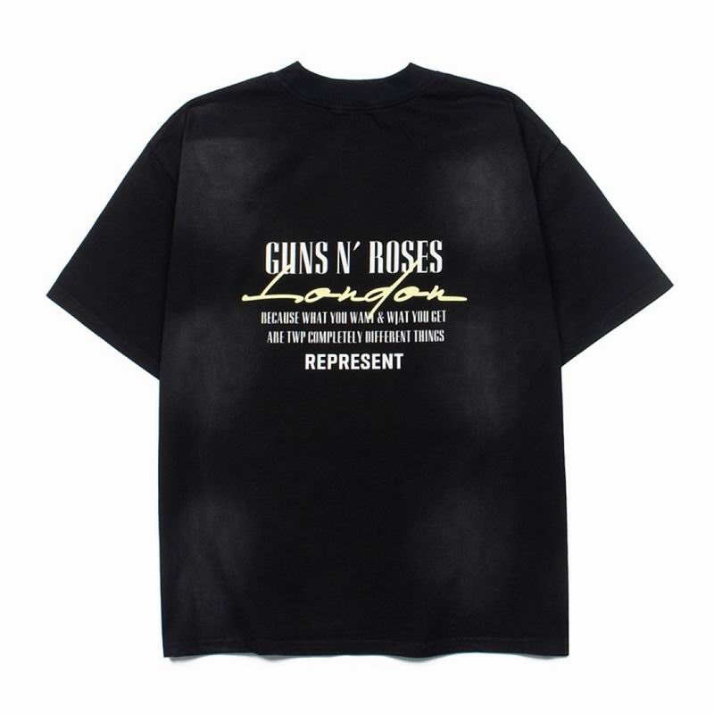 Guns N’ Roses Cross T-Shirt Stained Black