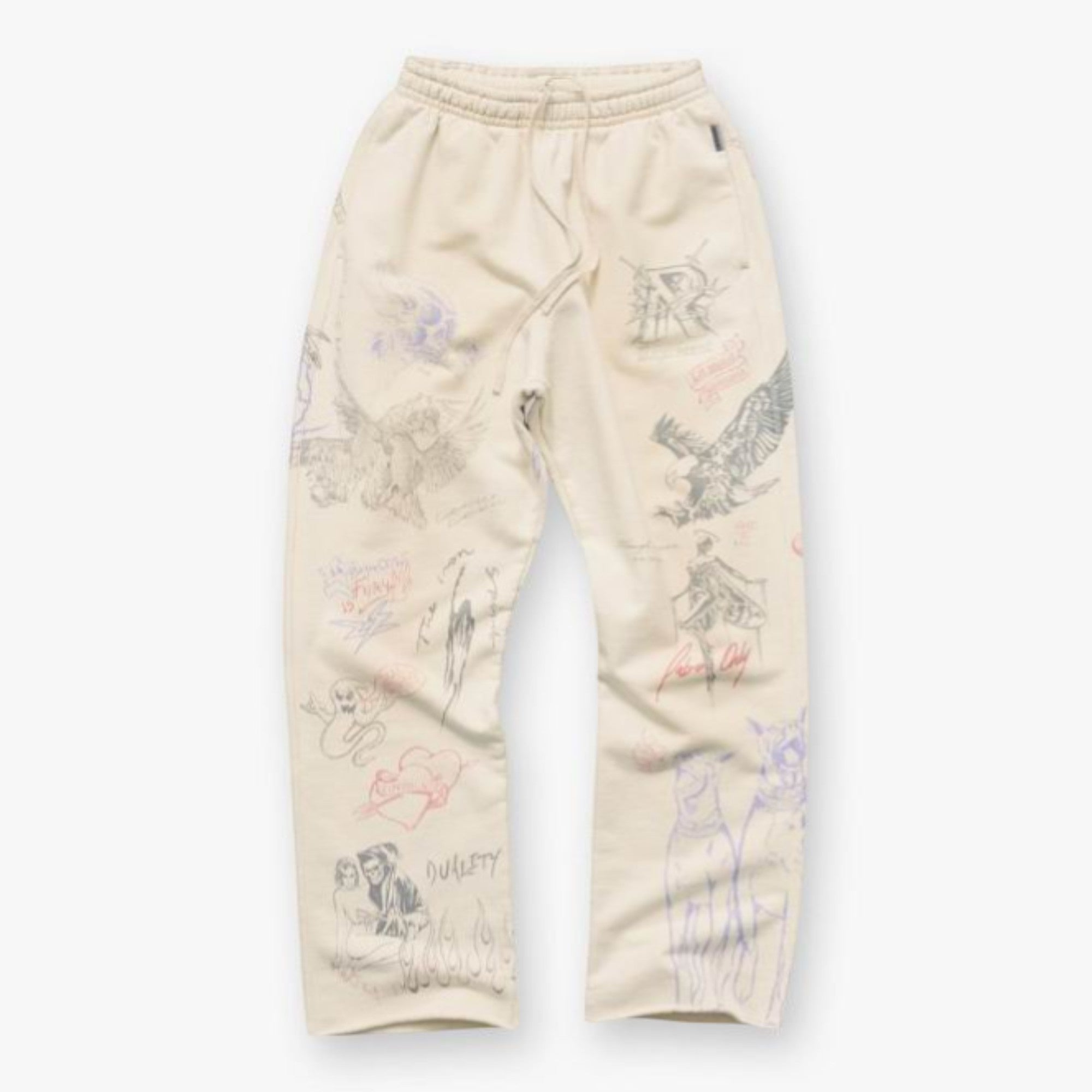 Legacy Graffiti Sweatpants Cream