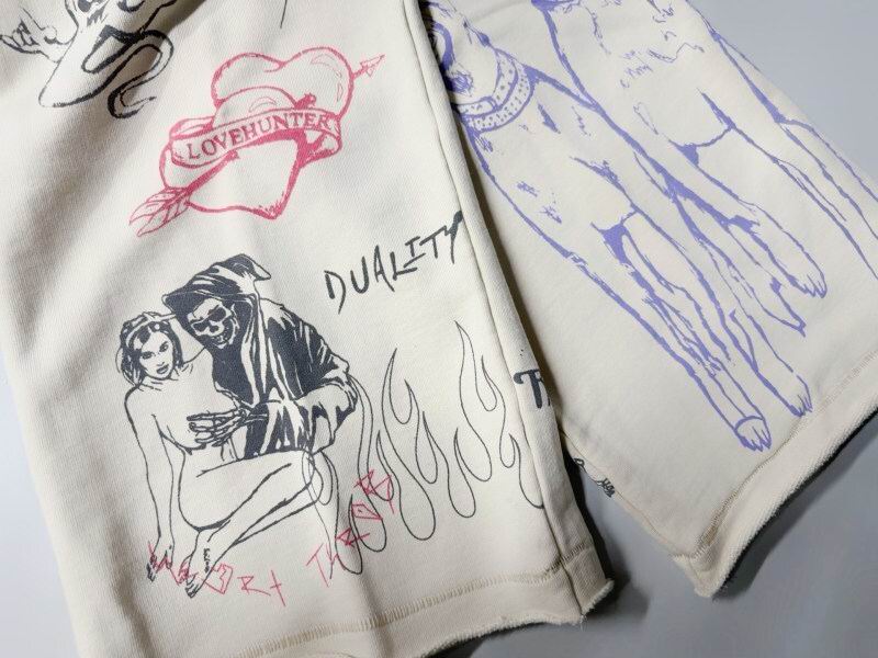 Legacy Graffiti Sweatpants Cream
