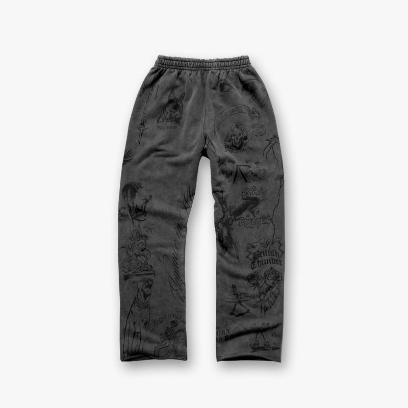 Legacy Sweatpants Washed Black Gris