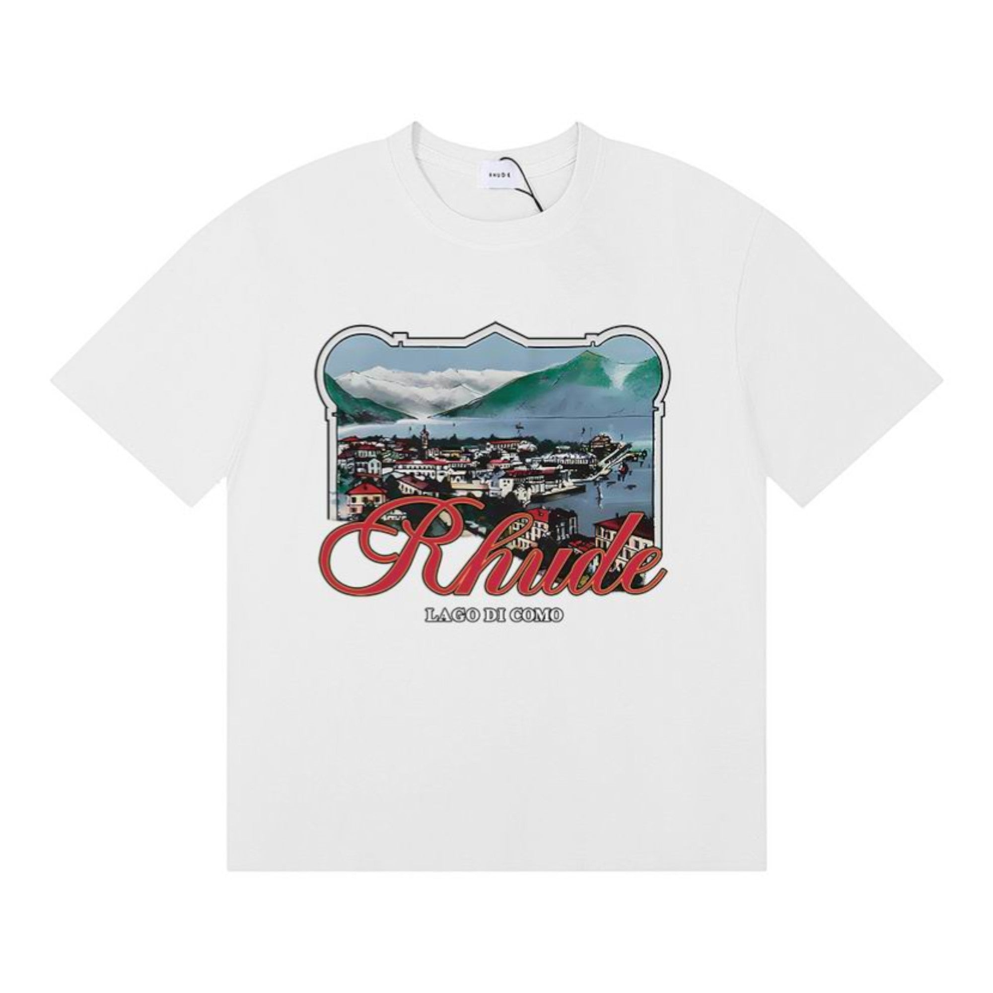 Lago di Como Graphic T-Shirt Black