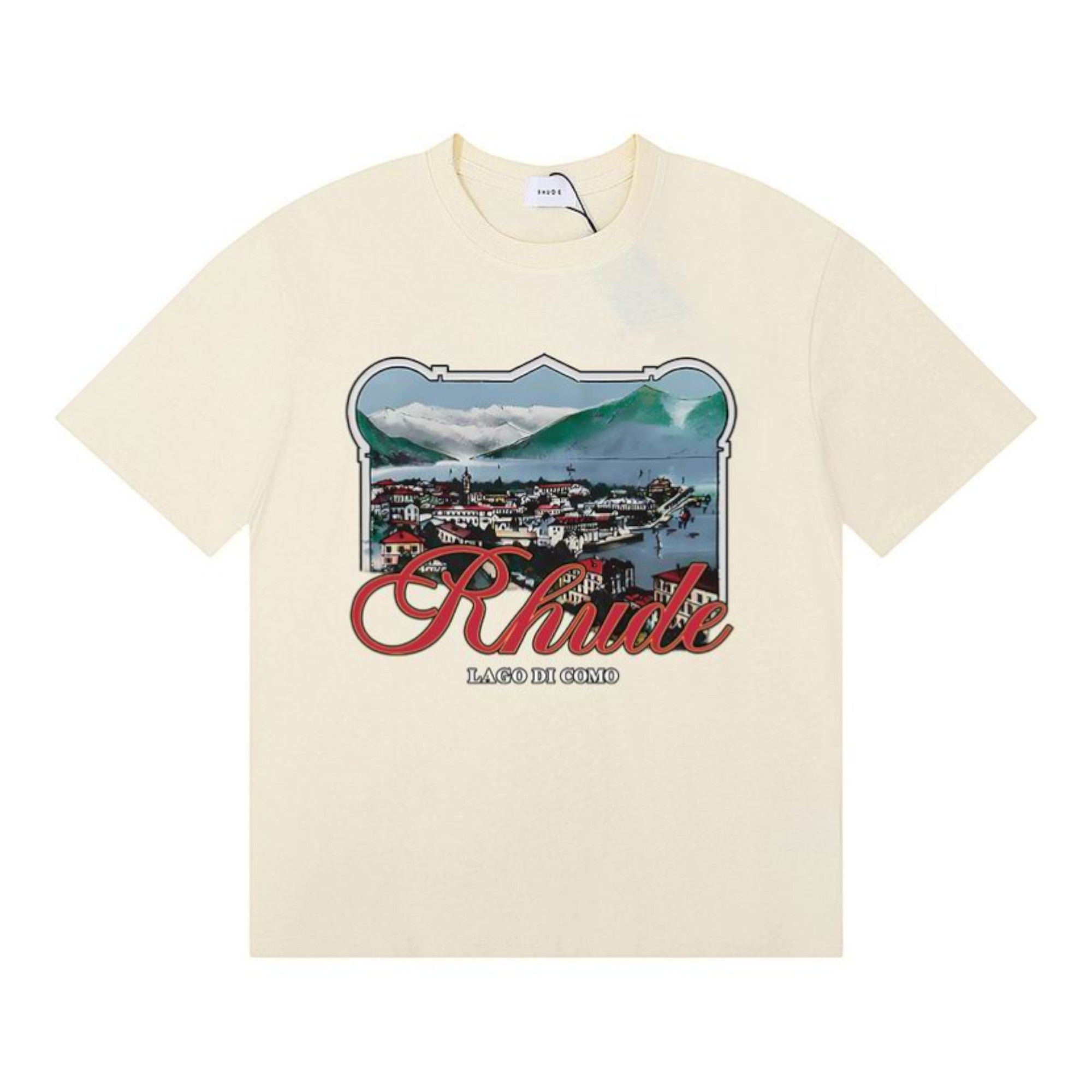 Lago di Como Graphic T-Shirt Black