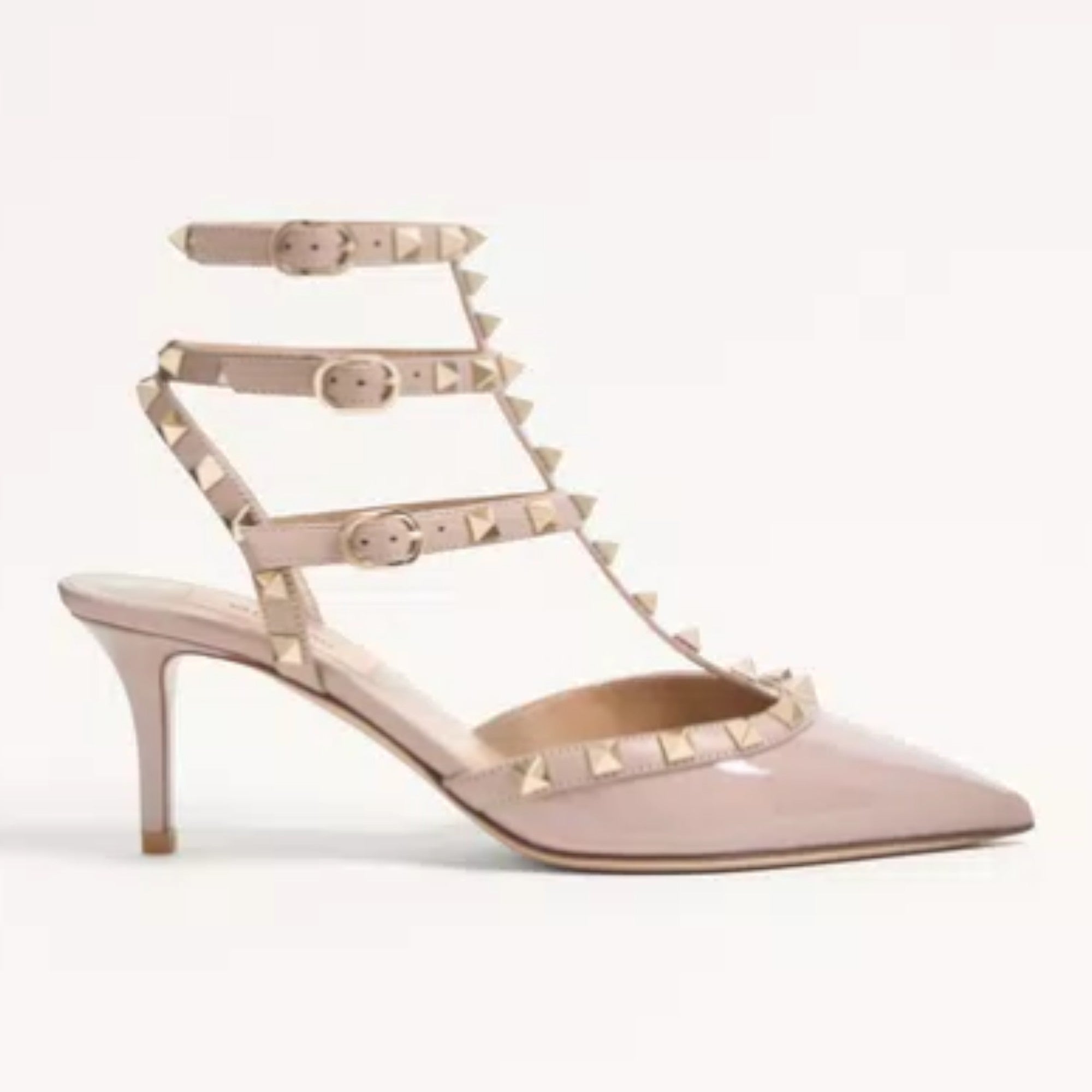 Rockstud Caged Pumps Poudre