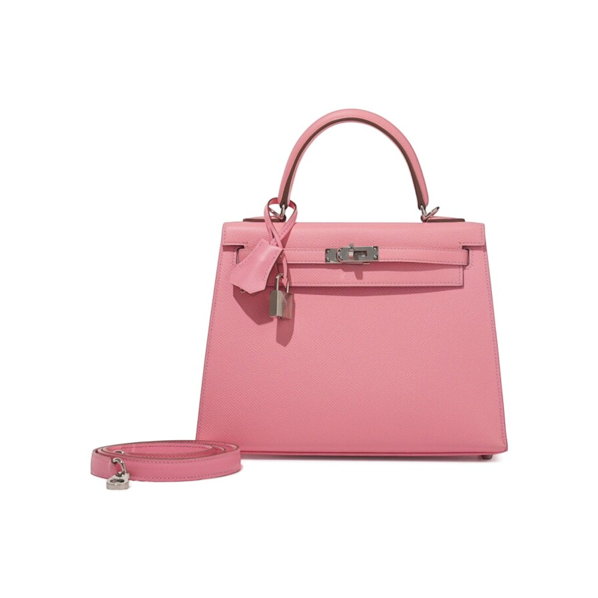 Rose Confetti Epsom Leather Palladium Hardware