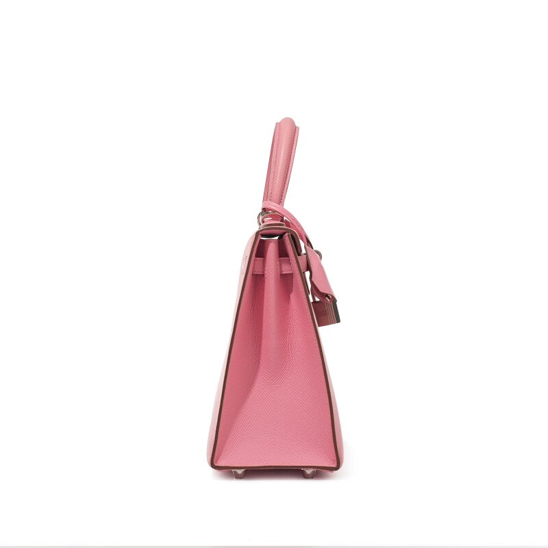 Rose Confetti Epsom Leather Palladium Hardware