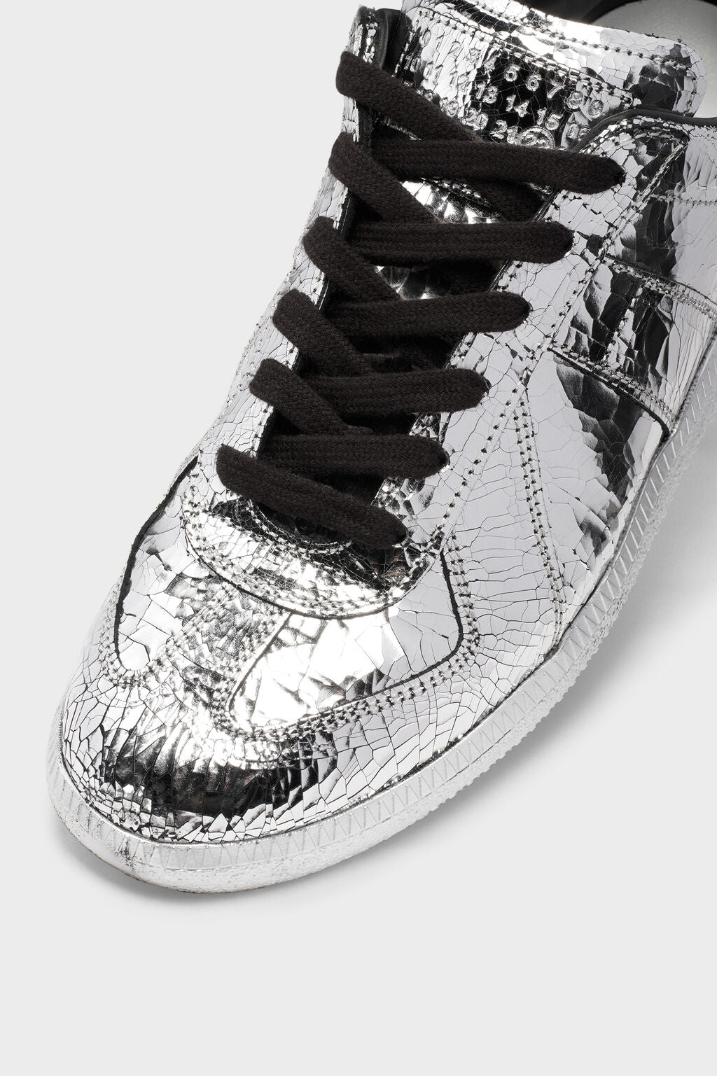 Maison Margiela Replica Broken Mirror Sneakers Silver
