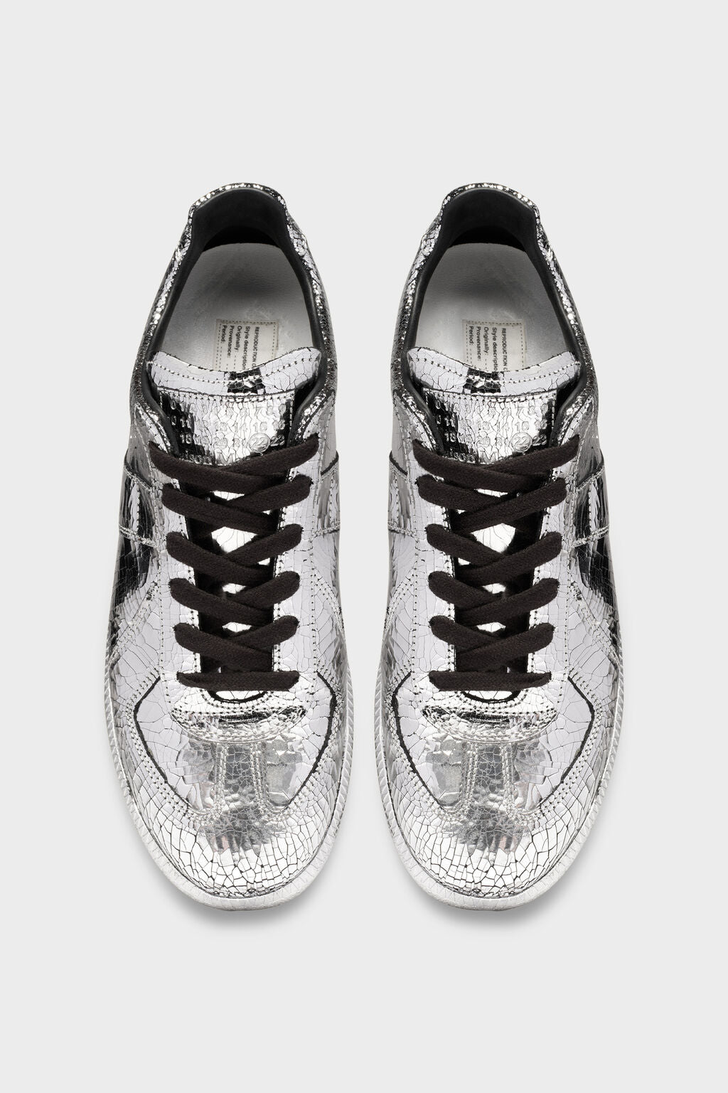 Maison Margiela Replica Broken Mirror Sneakers Silver