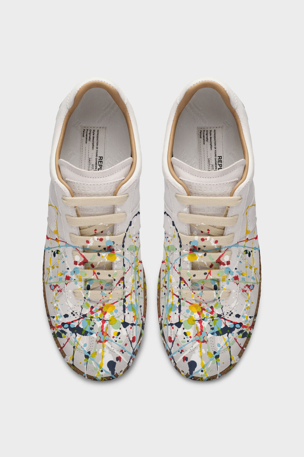Maison Margiela Paint Replica Sneakers White