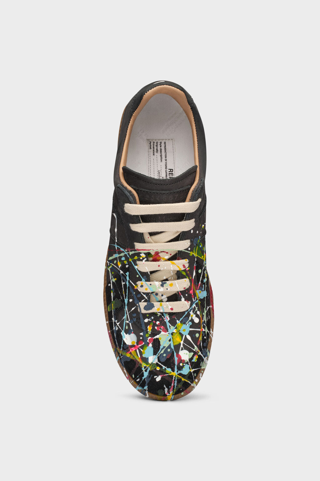 Maison Margiela Paint Replica Sneakers Black