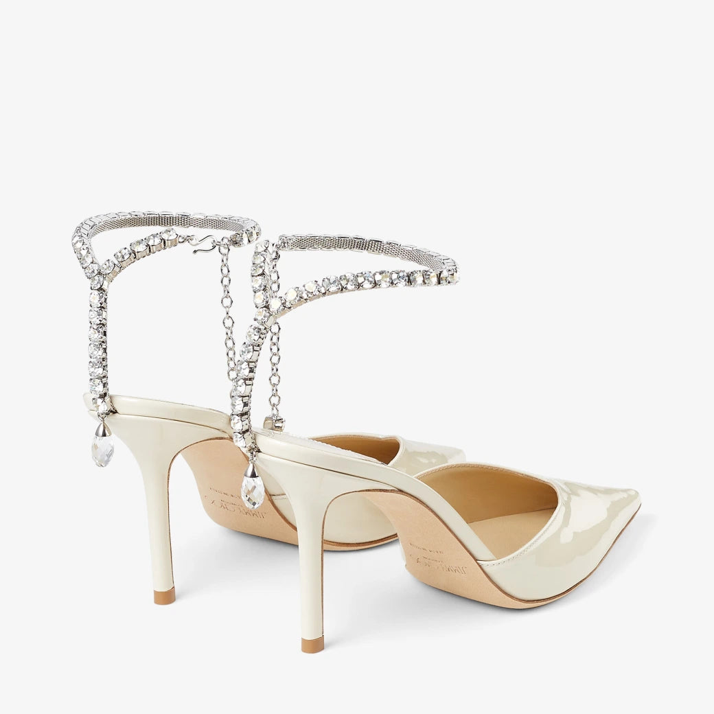 Saeda 85 Linen Patent Leather