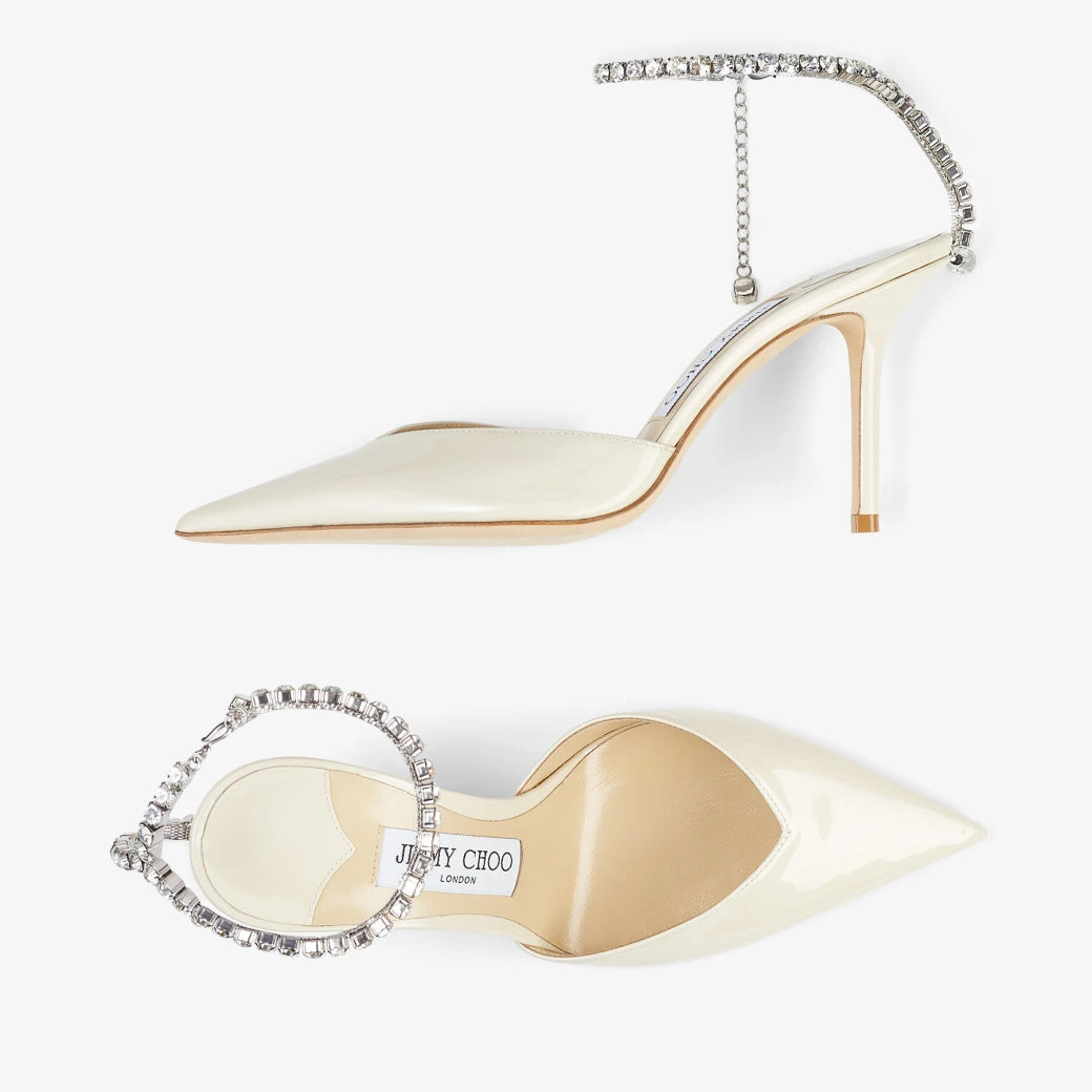 Saeda 85 Linen Patent Leather