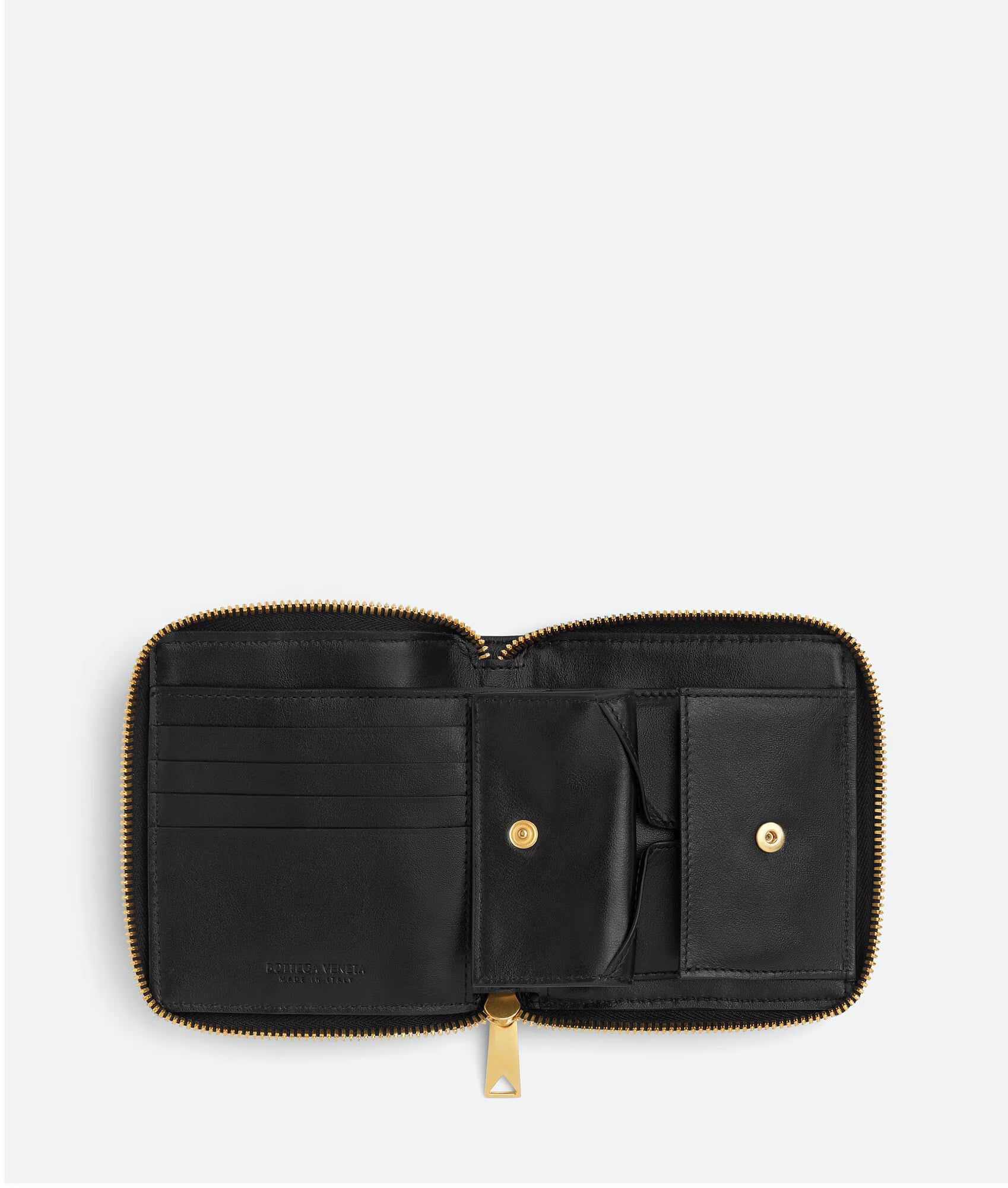 Bottega Veneta Small Cassette Compact Zip Around Wallet