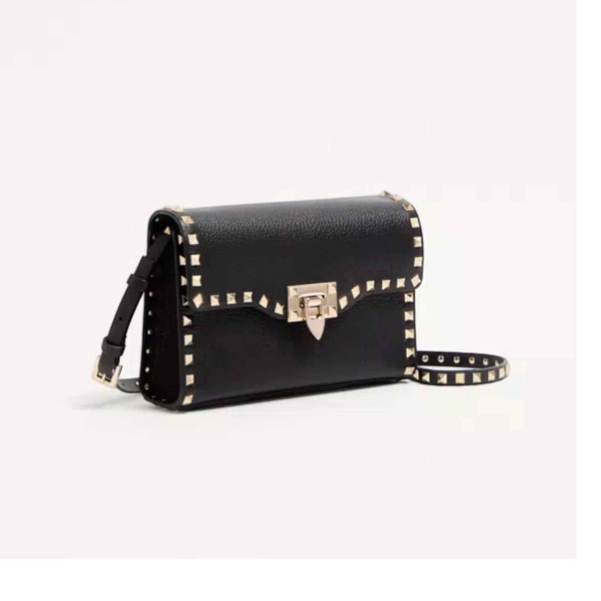 Rockstud Small Crossbody Bag Black