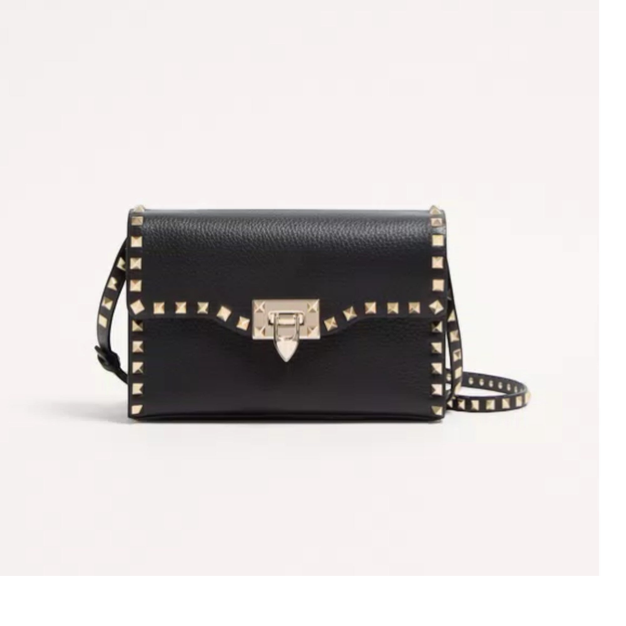 Rockstud Small Crossbody Bag Black
