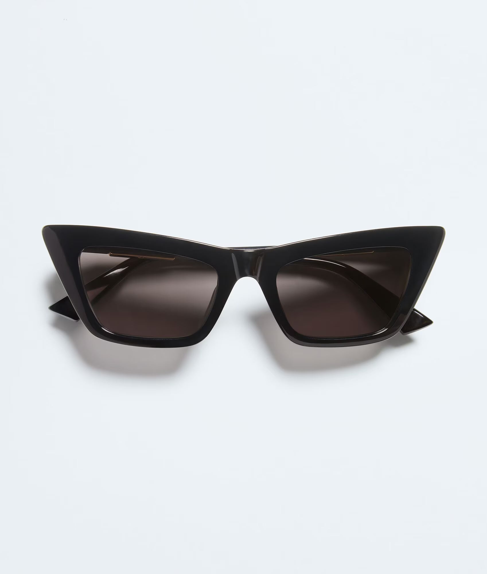 Snap Cat Eye Sunglasses Black Grey