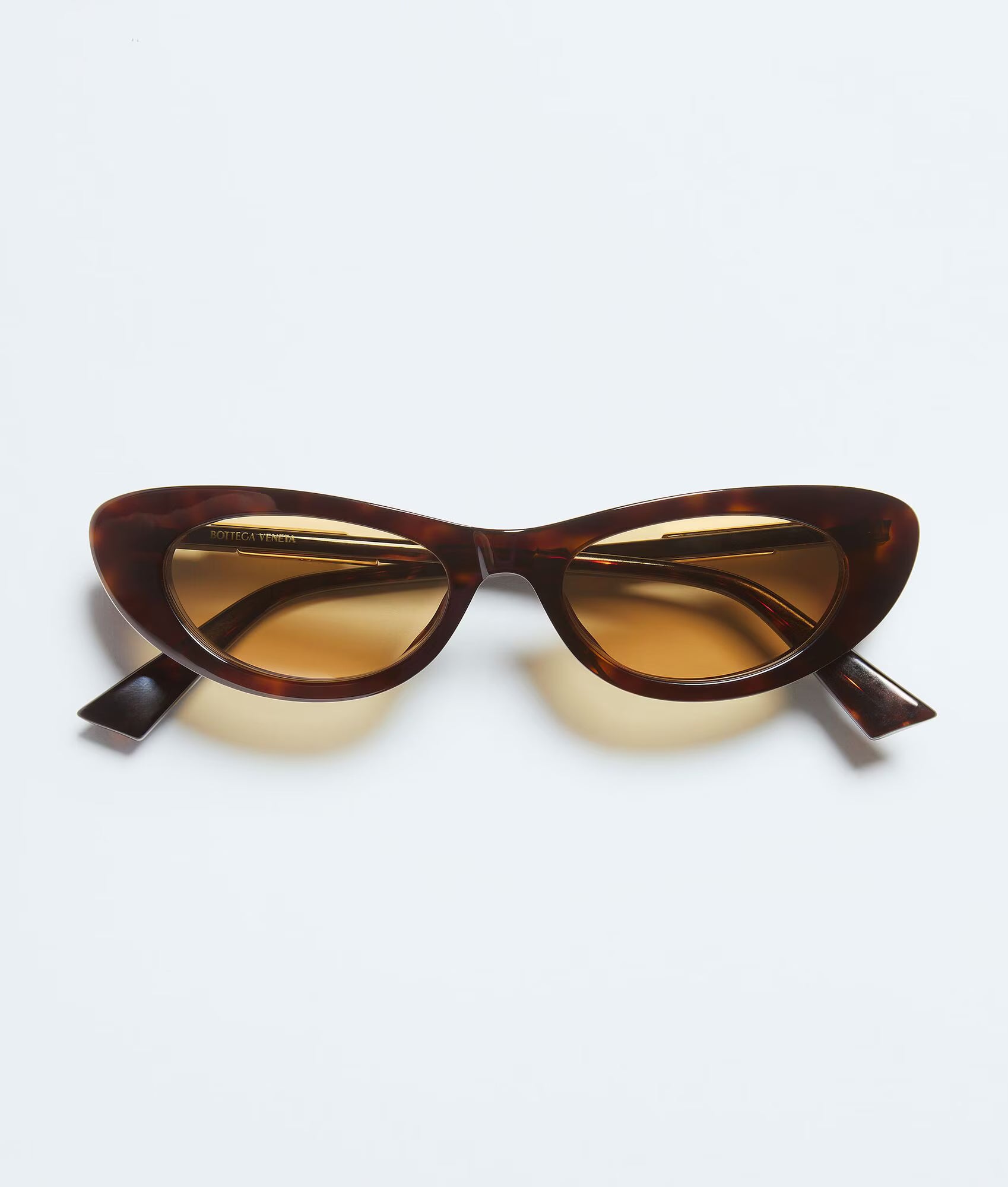 Snap Oval Sunglasses Havana Yellow