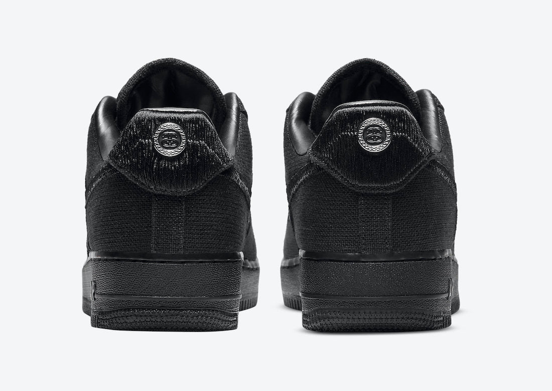 Air Force 1 Low Stüssy Triple Black Collaboration