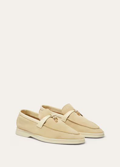 Loro Piana Summer Charms Walk Loafer Butter