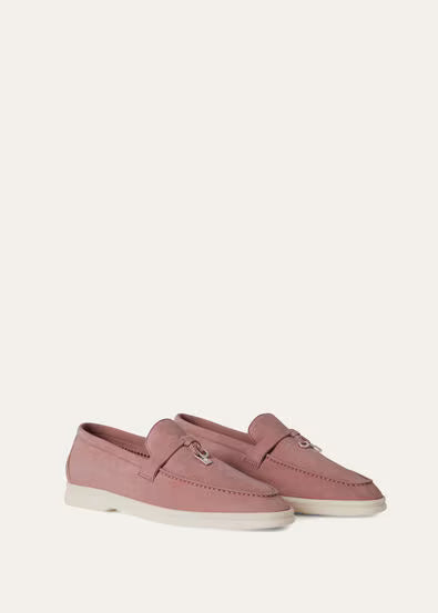 Loro Piana Summer Charms Walk Loafer Flowering Cherry