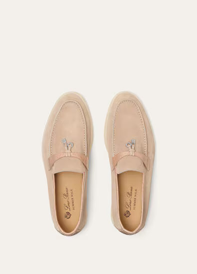 Loro Piana Summer Charms Walk Loafer Himalaya Rose