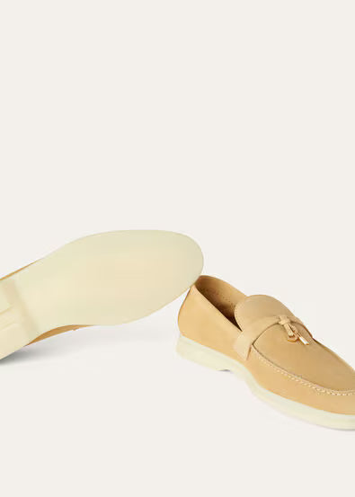 Loro Piana Summer Charms Walk Loafer Hinoki Wood