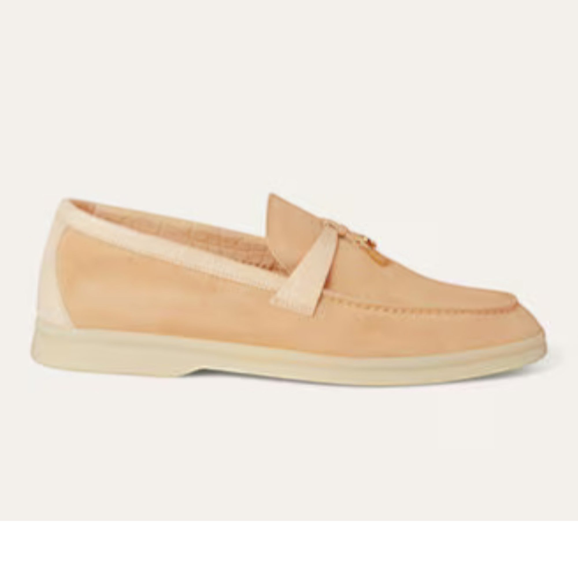 Loro Piana Summer Charms Walk Loafer Lemon Meringue