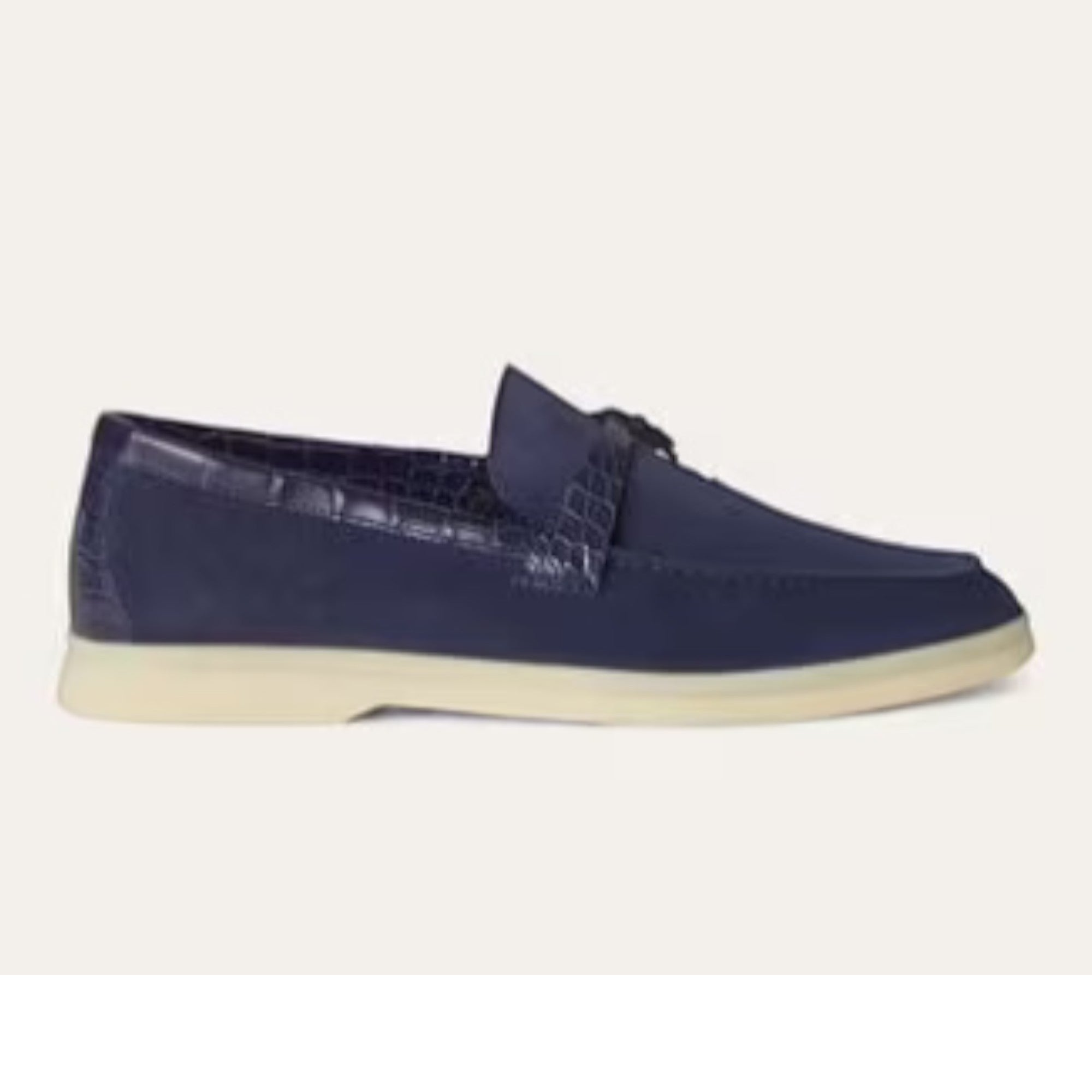 Loro Piana Summer Charms Walk Loafer Midnight Blue