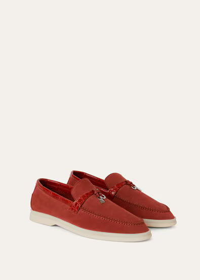 Loro Piana Summer Charms Walk Loafer Raw Sienna