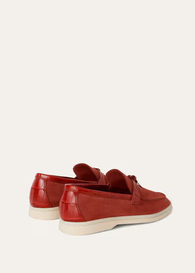 Loro Piana Summer Charms Walk Loafer Raw Sienna