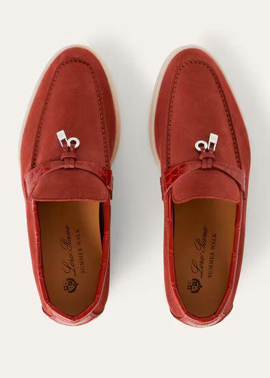 Loro Piana Summer Charms Walk Loafer Raw Sienna